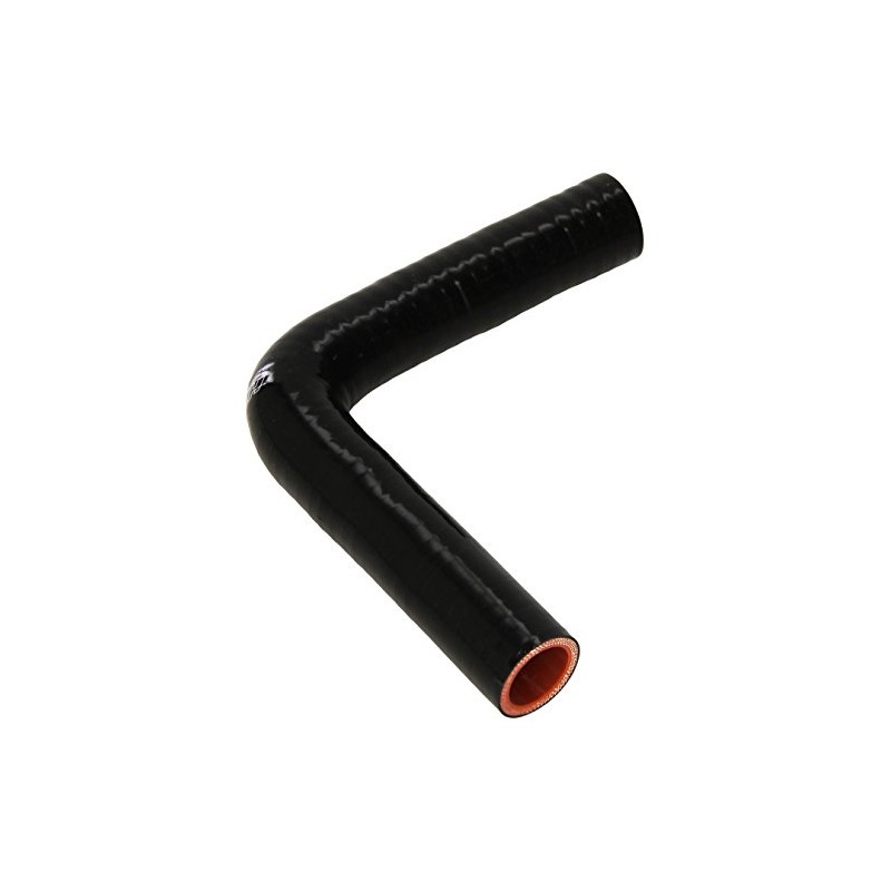 HPS HTSEC90-100-BLK Silicone High Temperature 4-ply Reinforced 90 degree Elbow