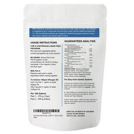 NPK 5-11-26 Hydroponic Fertilizer Part B – Premium Water-Soluble Nutrients for Hydroponics, Soil, and Greenhouse Growing – Ideal for Vegetables, Fruits, and Leafy Greens