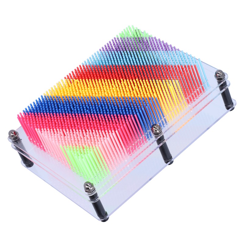 Pin Art Toy 3D Plastic Board Hand Print Model Cloning