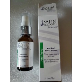 Satin Smooth Skin Care Anti-Aging Youthful Boost Serum 1 fl oz New And Sealed