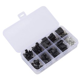 200PCS Plug Connector 2/3/4/5PIN, jst sm 2.5 stecker 2.54mm sm Terminal Male Male Female Wire Jumper Pin Header Connector Male Female Crimp Pins Adaptor Assortment Connector kit