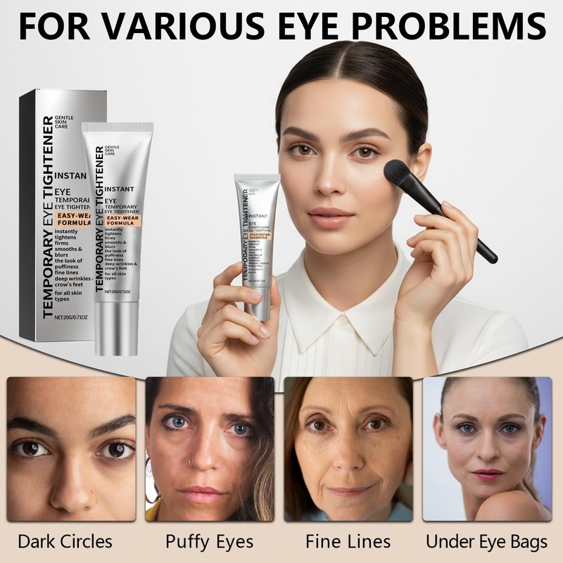 2 PCS Perfection Eye Tightener with 2 Brushes, Gentle Perfection