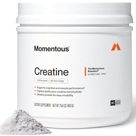AwiaubMomentous Creatine, Creapure Performance Creatine Monohydrate Powder (5 Grams Per Serving)