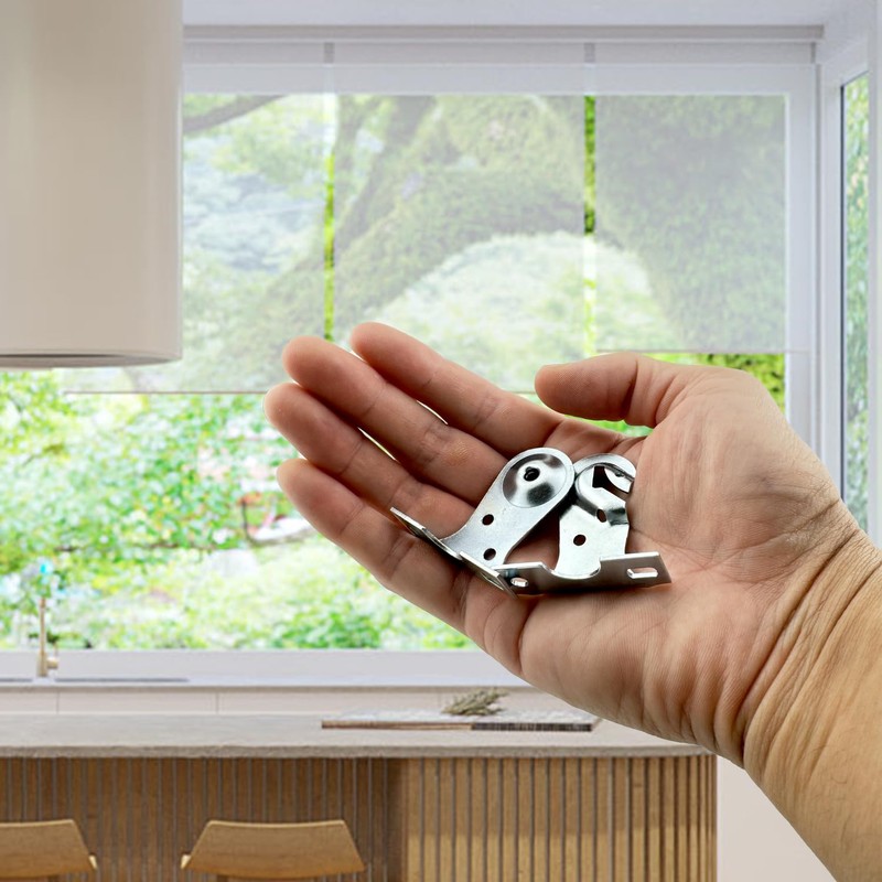 Amazing Drapery Hardware Spring Roller Shade Brackets - Sturdy Metal