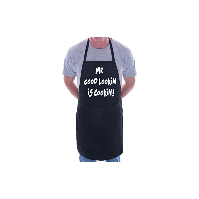 Print4U Mr Good Lookin Is Cookin Novelty Cooking Funny Unisex
