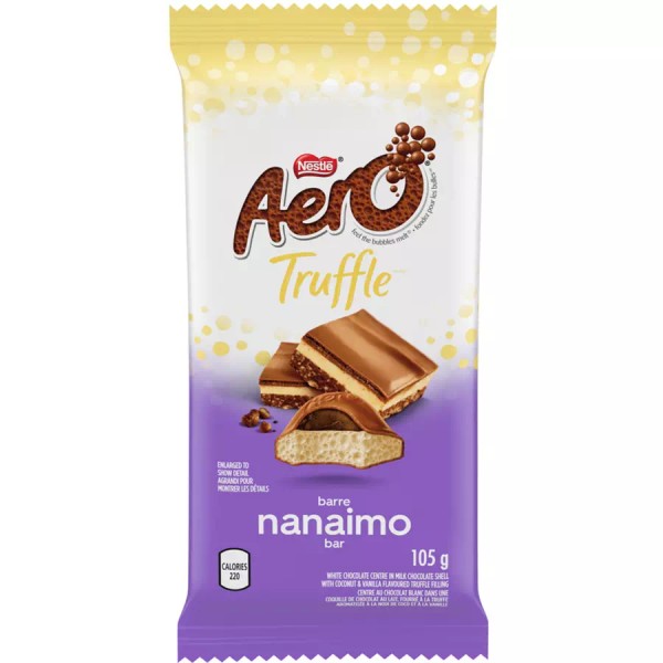 Nestle 4 x Nestle Aero Truffle Nanaimo Bar 105g Each
