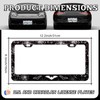 Bat Spider Web License Plate Frames - 2 Pack Front