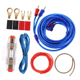 ULTECHNOVO 2000w Cord Amplifier Cable Kit Copper Accessory for Easy Installation of Mixed