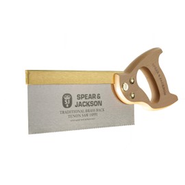 Spear & Jackson 9540B-91 Traditional Brass Back Tenon Saw, 10" x 15", Brown/Silver