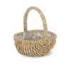 Red Hamper C112 Seagrass Small Seagrass Plastic Lined Shopping Basket
