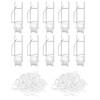 Greenhouse Trellising Kit - 10 Roller Hooks & 100 Support