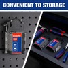 WORKPRO 200-Pack Utility Knife Blades with Dispenser, SK5 Steel Box