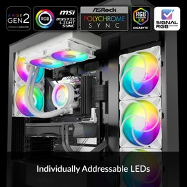 ARCTIC ARCTIC Liquid Freezer III 240 A-RGB - CPU AIO Water Cooler, Water Cooling PC, Intel & AMD, Efficient PWM-Controlled Pump, Fan: 200C2000 RPM, LGA1851 and LGA1700 Contact Frame - White