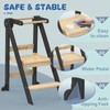 Foldable Toddler Kitchen Stool Helper, Toddler Standing Tower with 3