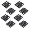 (8pcs) JaBoaRe Thickened Small Black Cabinet Hinge 40x40mm/1.57"x1.57" Equipment Hinge