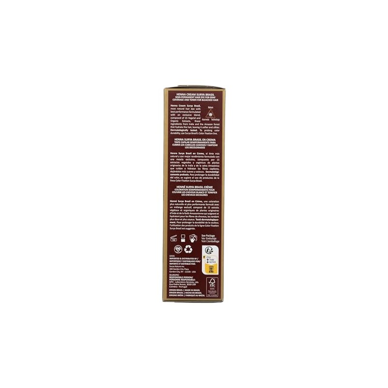 Surya Brasil Products Henna Cream, Red, 2.37 Fluid Ounce