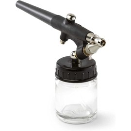 ANCLLO Airbrush Set Master Single-Action External Mix Siphon Feed Airbrush Set with 0.8mm Nozzle