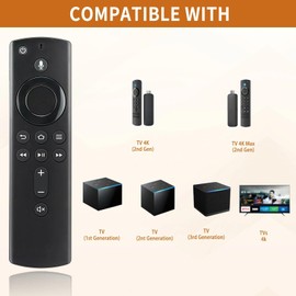 Remote Control For AMZ Fire TV Stick 4K | Replacement Voice Remote Compatible With AMZ Smart TVs 4K/ Lite/Cube/4K-Max Stick TVs Cube (1st Gen And Later) | For Insignia Pioneer Smart TV