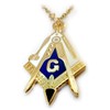 Working Tools Trowel Gavel Master Masonry Masonic Freemason Pendant Necklace