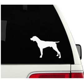 German Shorthaired Pointer Dog Shape - Vinyl Decal - Car Phone Helmet - Select Size
