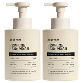Sentiver Perfume Bubble Large Capacity Hand Wash Flower Garden, 2 units, 500ml / 센티베르 퍼퓸 버블 대용량 핸드워시 플라워가든, 2개, 500ml