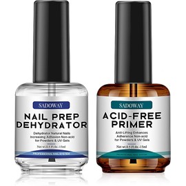 SADOWAY Kit de Imprimación de Uñas sin Ácido 15ml – Adhesión 30 días