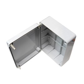 240x190x90 Waterproof Junction Box with Smooth Walls IP56 Adaptable Box JB245B