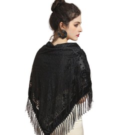 K-Elewon Women's Scarf velour Shawls and Wraps for Evening Dress Bridesmaid Wedding Bridal Warm 43" Large Scarves H22-01