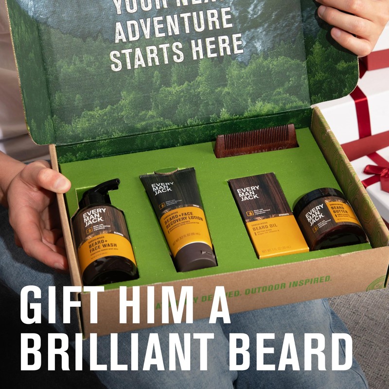 Every Man Jack Beard Essentials Gift Set for Men –