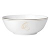 Lenox Federal Gold Script Monogram Dinnerware Placesetting Bowl, Q
