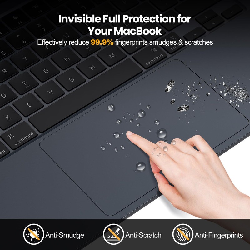 Premium Palm Rest Protector Skin Cover Stickers Compatible with MacBook