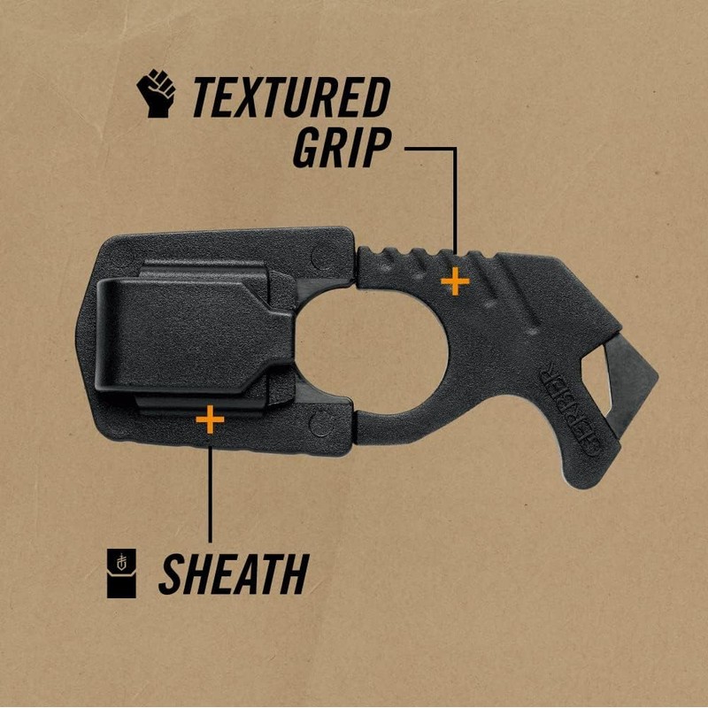 Gerber Gear Strap Cutter, Coyote Brown [30-000132], 5 x 2.5