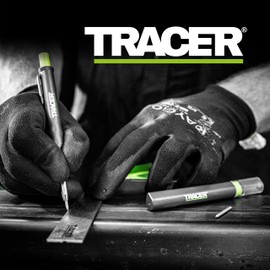 Tracer 2.8mm Carbide Tipped Lead 3-Pack with Anti-Snap Case - Lead Refill for Mechanical Pencil to Mark Wood, Metal, Ceramic, Glass, Woodworking and Carpenter Pencil Tool Use - ALPC1