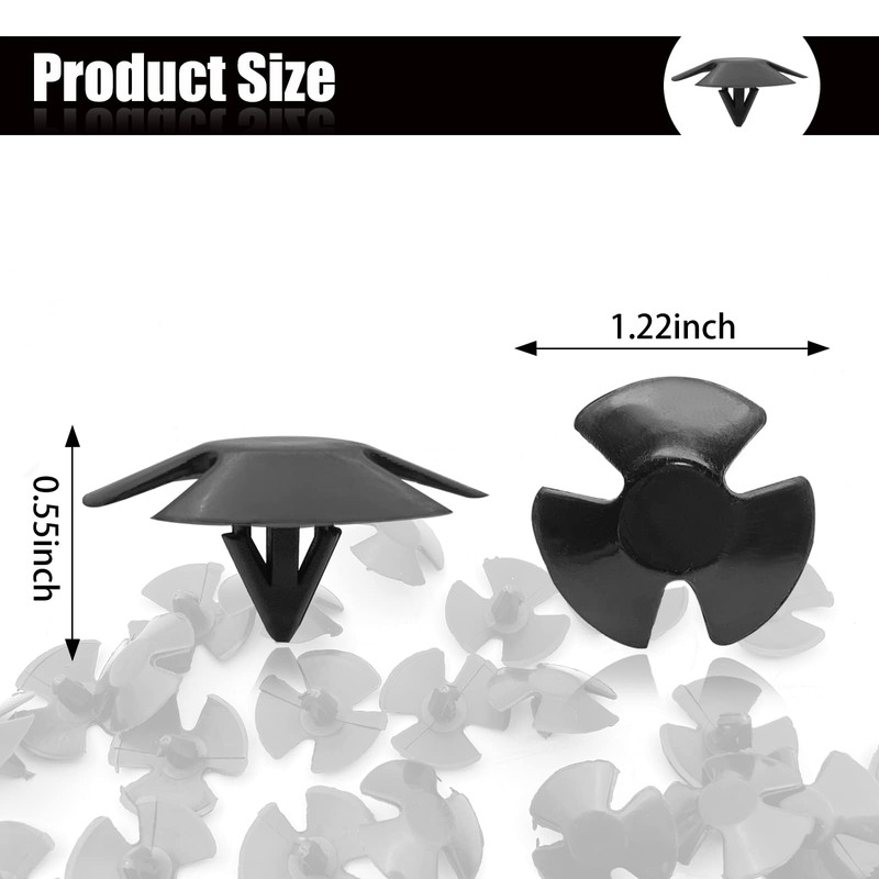20Pcs Hood Insulation Retainers Push-Type Retainer Clips - Replacement for