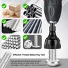 Thatyro 2 Pack Black Zinc Alloy Deburring External Chamfer Tool,
