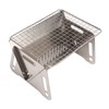 Folding BBQ Grill Heat Resistant Stainless Steel Collapsible Charcoal Grill
