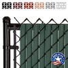 SoliTube Slat Made in America Privacy Inserts for Chain-Link Fence,