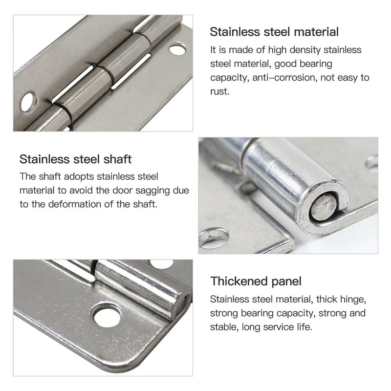 3Pcs 2024 Upgraded Cooler Hinges with Screws Stainless Steel Replacement