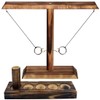 HONGECB Toss Game, Hook Ring Throwing Game, Wooden Table Top