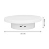White Automatic 360° Rotating Display Turntable 3KG Load Bearing Electric