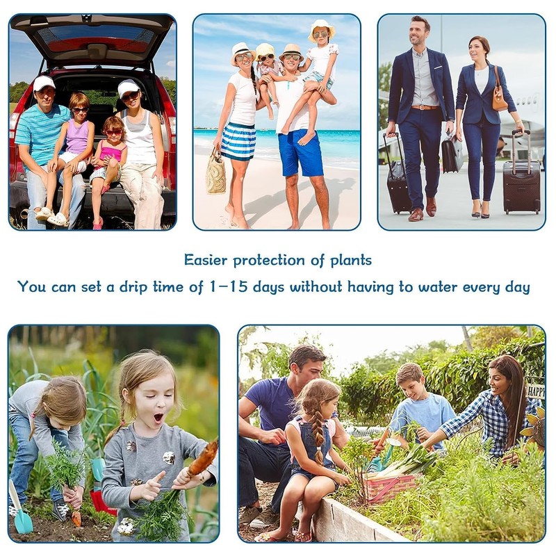 Watering System Potted Plants, Pack of 18 Balcony Watering System,