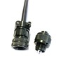 MS3106A10SL-4S Industrial Circular Connector, MIL-DTL-5015 Series Threaded Connector 2 Pin