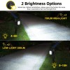 ROSHWEY Solar Spot Lights Outdoor, 22 LED 700 Lumens Bright