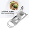 Spaetzle Maker, Pasta Maker Machine Silver Wellness Comfortable-Grip Salty and
