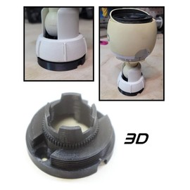 MC3D Threaded Screw Base Mount for Ubiquiti UniFi G3 & G4 Bullet Camera