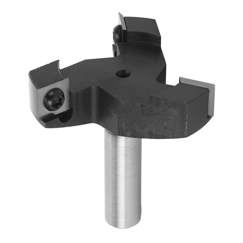 1/2in Shank Insert Style Spoilboard Bit 3 Blade T Shaped