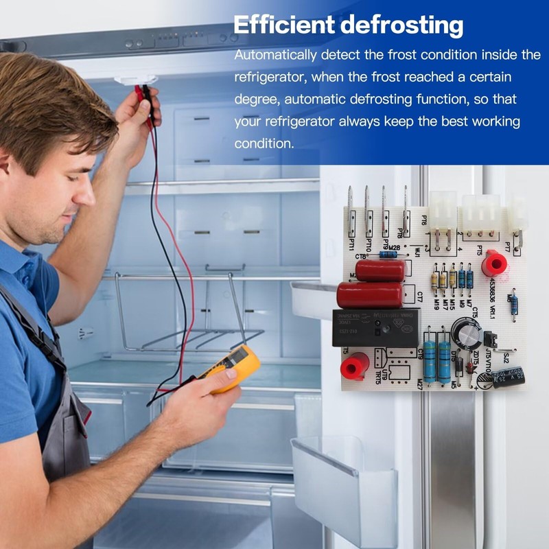 WPW10366605 for WHIRLPOOL REFRIGERATOR ADAPTIVE DEFROST CONTROL BOARD W10366605