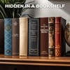 Book Safe with Combination Lock, Hidden Safe (9.5 x 6.2
