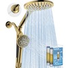 MakeFit Dual Filtered Rain Shower Head Combo, High Pressure Handheld