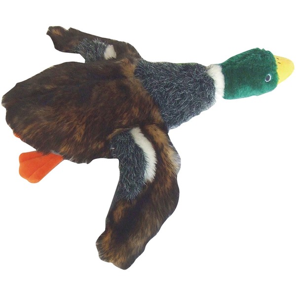 Patchwork Pet Mallard Duck 17-Inch Squeak Toy for Dogs